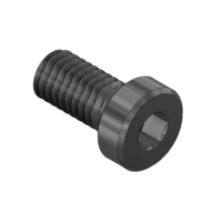 MODULAR SOLUTIONS BLACK OXIDE PLATED FASTENER M6 X 12MM LOW HEAD SOCKET CAP SCREW